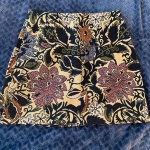 Top Shop Patterned Skirt